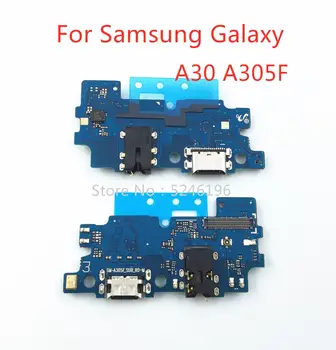 1 шт. Применимо к Samsung Galaxy A30 SM-A305F A30S A307 USB порт для зарядки базовый разъем зарядного устройства мягкий кабель Замена деталей