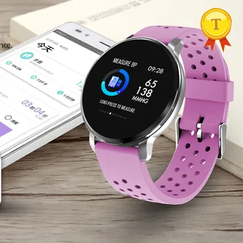 2019 Умные часы красочные ремешки сенсорная панель ip68 водонепроницаемый Металл для Основного корпуса смарт-часы наручные часы для телефонов Android ios