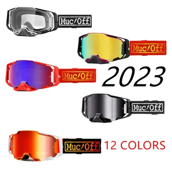 2023 Muc Off Защитные очки для мотокросса с защитой от запотевания, мото-солнцезащитные очки, спорт на открытом воздухе для мотоциклов E