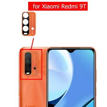 2шт для Камеры Xiaomi Redmi 9T Стеклянный Объектив Сзади Объектив Камеры Заднего Вида с Клеем 3 М Замена Запасных Частей Для Ремонта