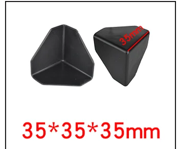 300шт 35*35*35 модельный пластиковый угловой протектор экспресс-упаковки картонная боковая треугольная защитная крышка