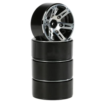 4шт 1,9-дюймовый Утяжеленный металлический замок для шин Ступица колеса Обод шины для TRX4 Axial SCX10 90046 D90 Имитирует скалолазание Запасные части для радиоуправляемых автомобилей