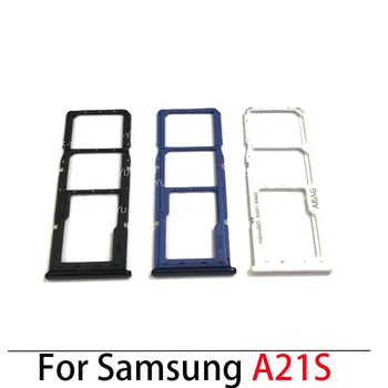 50 шт. для Samsung Galaxy A21S A217 Слот для sim-карты Держатель лотка Гнездо для чтения sim-карт