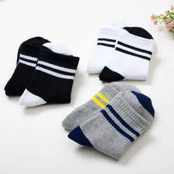 6 пар/лот 2021 Ins, новые модные детские носки, Хлопчатобумажные носки для мальчиков