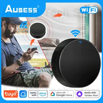 AUBESS Tuya WiFi ИК-Пульт Дистанционного Управления Для Кондиционера TV, Умный Дом Инфракрасный Универсальный Пульт Дистанционного Управления Для Alexa, Google Home