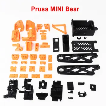 Blurolls Prusa Mini Bear Upgrade Печатные Детали с 3d Печатью Полный Комплект ESUN Нити PETG Оранжевый Черный