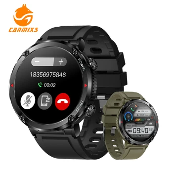 CanMixs Смарт-часы для мужчин 1,6-дюймовые смарт-часы с Bluetooth-вызовом для женщин, фитнес-трекер, водонепроницаемые спортивные часы IP68