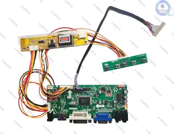e-qstore: Преобразуйте Экран панели LTN141X8-L02 1024X768 в монитор-Lvds Контроллер Плата драйвера Инвертор Diy Kit HDMI-совместимый VGA