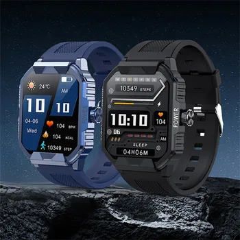Fw06 Прочные смарт-часы с дисплеем 1,85 дюйма, 10 дней в режиме ожидания, вызов по Bluetooth, Различные функции мониторинга здоровья, мужские и женские умные часы