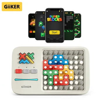 Giiker Super Blocks 1000 + Умных приложений интеллектуальные Игрушки С Повышенным Уровнем Сложности Логические Упражнения Настольная игра Развивающий Пазл для Детей