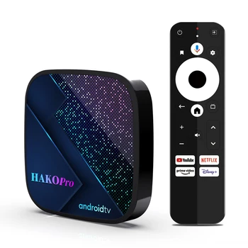 H96 MAX android tv box Новый популярный ТВ-ресивер Прямая заводская телеприставка HakoPro smart tv box