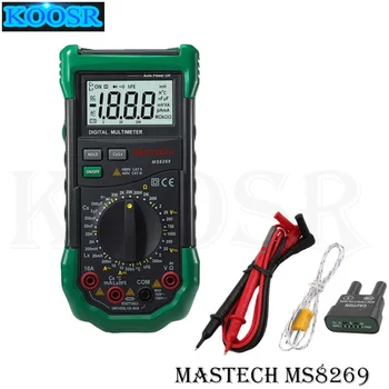 Mastech MS8269 3 1/2 Цифровой мультиметр LCR метр AC DC Вольт Ампер Ом Частота Емкость Транзистор Тест