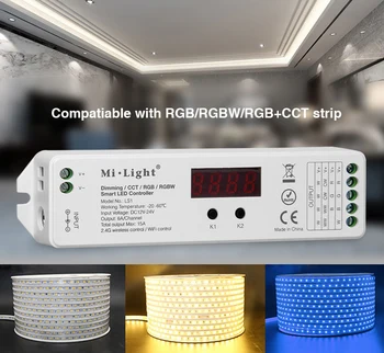Milight Strip LED Controller Диммер 0/1 ~ 10V Затемняющий Драйвер Двойной Белой панели 4/5 В 1 Smart LED Controller DC12V ~ 24V