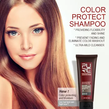 PURC Forrest Gum Oil Color Protecting Shampoo, новая горячая распродажа, защищает волосы от яркости и сухости