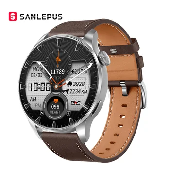 SANLEPUS 2023, новые деловые смарт-часы, мужские умные часы с NFC, Bluetooth, спортивный фитнес-трекер, монитор здоровья