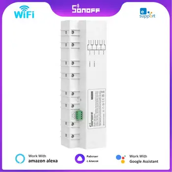 SONOFF SPM Wifi Smart Stackable Power Meter 20A/ Gang Защита От перегрузки Монитор Энергопотребления Поддержка Хранения данных на SD-карте