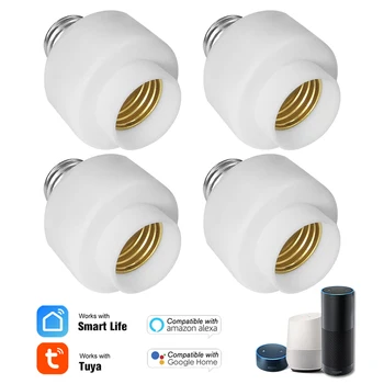 Tuya Smart WiFi Розетка Держатель лампы для светодиодной лампы E27 Беспроводной Держатель лампы Приложение Голосовое Дистанционное управление для Alexa Google Home