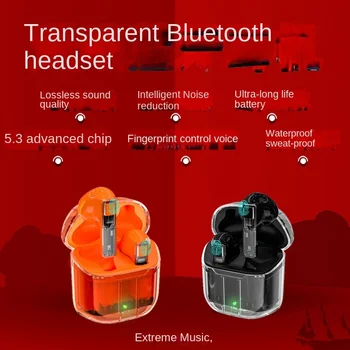 TWS Bluetooth-Гарнитура Прозрачная Беспроводная Bluetooth-гарнитура с функцией Холла