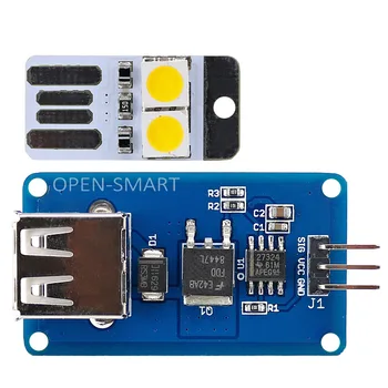 USB LED + Комплект драйверов вентилятора Модуль драйвера с плавной регулировкой скорости /затемнения + USB LED модуль для Arduino