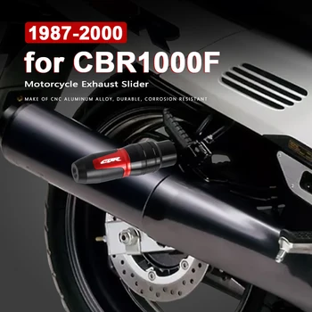 Аварийная Накладка Мотоцикла с ЧПУ Алюминиевый Слайдер Выхлопа для Honda CBR1000F Аксессуары CBR 1000F 1000 F Hurricane SC24 SC21 1987-2000