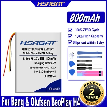 Аккумулятор HSABAT AHB622540PMT-02 емкостью 800 мАч для 3-проводных аккумуляторов Bang & Olufsen BeoPlay H4