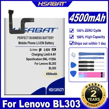 Аккумулятор HSABAT BL303 емкостью 4500 мАч для аккумуляторов Lenovo BL303