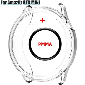 Аксессуары для браслетов Рамка Безель для смарт-часов Huami Amazfit GTR MINI Экран Стекло пленка PMMA для Amazfit GTR MINI Чехол