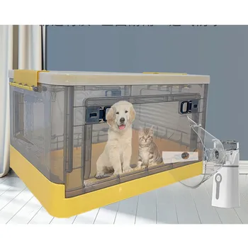 Ветеринарная складная коробка для распыления, коробка для распыления, Поглощающая кислород, Дышащая Прозрачная Собака, кошка, зоотовары