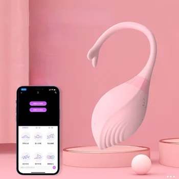 Вибратор Jump Egg 9 Скоростей, Вибрирующее Яйцо, Силиконовое приложение, дистанционное управление, Анальная пробка, Стимуляция клитора, секс-игрушки для женщин и взрослых