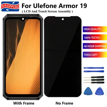 Высокое качество Для ULEFONE Power Armor 19 19T ЖК-дисплей + Замена передней панели с Сенсорным Экраном Для Ulefone Armor 19 T LCD + Клей