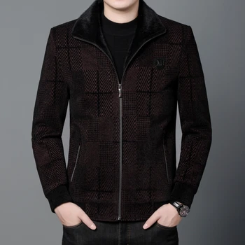Высококачественная мужская новая осенне-зимняя мода, красивый тренд, все подходящие флисовые куртки из полиэстера, толстые (зимние) куртки