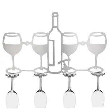 Держатель для винной бутылки Настенный Держатель для вина Современный винный стеллаж Настольный стеллаж для выпечки вина Полки для хранения в баре-буфете Дома