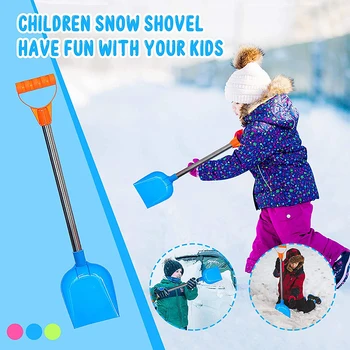 Детская лопата для снега, полнофункциональные лопаты для песка, пляжное использование на открытом воздухе