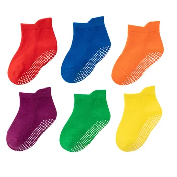 Детские носки, Гольфы, Летние Хлопчатобумажные Носки, Тонкие дышащие Осенние Однотонные Модные Спортивные Носки для девочек, 5 шт.