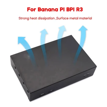 для Banana Pi BPI R3 Металл с защитной крышкой для отвода тепла Коробка