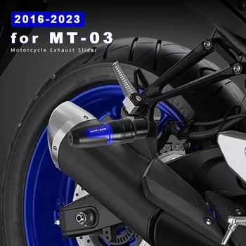 Защита от падения мотоцикла MT 03, Аксессуары 2023, Алюминиевый Противоаварийный протектор для Yamaha MT03 2016-2022 2021 2020, Слайдер выхлопа