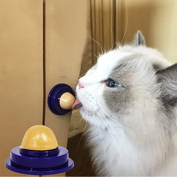 Здоровая Кошачья Закуска Candy Treats Energy Ball с Натуральной Кошачьей Мятой Для Облизывания Сахара Увеличивает Количество Питьевой Воды для Кошек, Играющих в Продукт для Домашних Животных
