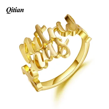Именные кольца Золотого цвета с цифрами дат, кольцо в форме сердца для женщин, Высококачественная нержавеющая сталь, мужские украшения, не выцветают