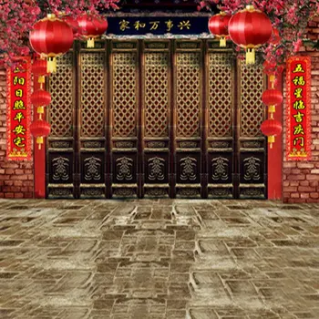 каменный пол 5х7 футов Китайская Традиционная дверь Фоны для фотосъемки Дома Реквизит для фотосъемки Студийный фон