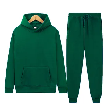 Комплект толстовки унисекс, осенне-зимний свитер новой серии, комплект спортивной одежды из двух предметов оптом