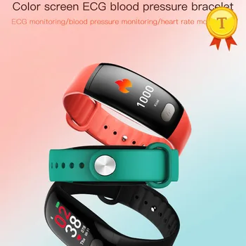 красочный умный браслет для измерения ЭКГ / PPG артериального давления, пульсометр, умный браслет, монитор сна, браслет для отслеживания активности фитнес-группы