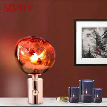 Креативная настольная лампа SOFITY Современное светодиодное настольное освещение, декоративное для домашнего прикроватного столика