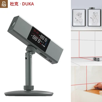 Лазерный Транспортир DUKA LI1 Цифровой Инклинометр Для Измерения Угла Наклона 2 в 1 Лазерный Уровень Линейка Type-C Зарядка Лазерного Измерения для дома