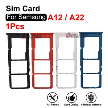 Лоток для sim-карты, держатель microSD, слот Nano, Запасная часть для Samsung Galaxy A12 A125F A22 5G A226 A226B