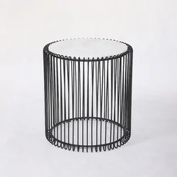 мебель современного дизайна с прочным металлическим каркасом, круглый чайный столик cofee, журнальный столик с мраморной столешницей