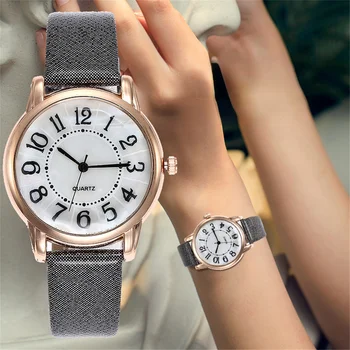 Модные брендовые женские часы с кварцевым кожаным новым ремешком, женское платье, роскошные часы Reloj Mujer, аналоговые мужские наручные часы Relogio