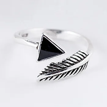 Модный тренд 2022 Ювелирные кольца Посеребренные кольца в форме листа Женские вечерние повседневные кольца Подарки друзьям