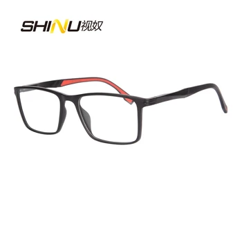 Мужские мультифокальные прогрессивные очки для чтения SHINU, очки Smart tr90, дальнозоркие и близорукие прогрессивные очки для дальнозоркости, мужские очки