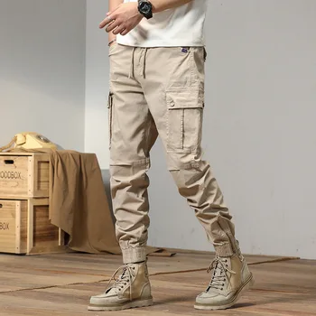 Мужские повседневные брюки с несколькими карманами, военные тактические джоггеры для бега, брюки-карго, походная толстовка для треккинга, мужская нижняя часть в стиле хип-хоп