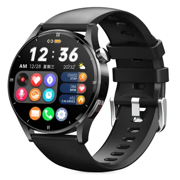 Мужские часы ZK30, смарт-часы с AMOLED HD-экраном, определение температуры тела, Ai, умный голос, умные часы, часы для вызова Bluetooth